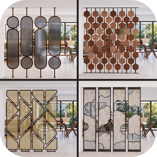 20 Interior Wall Partitions - SketchUp Model Pack